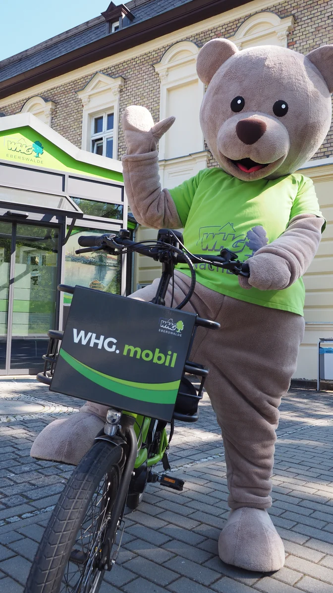 WHG.NachBär unterwegs mit dem e-Bikee